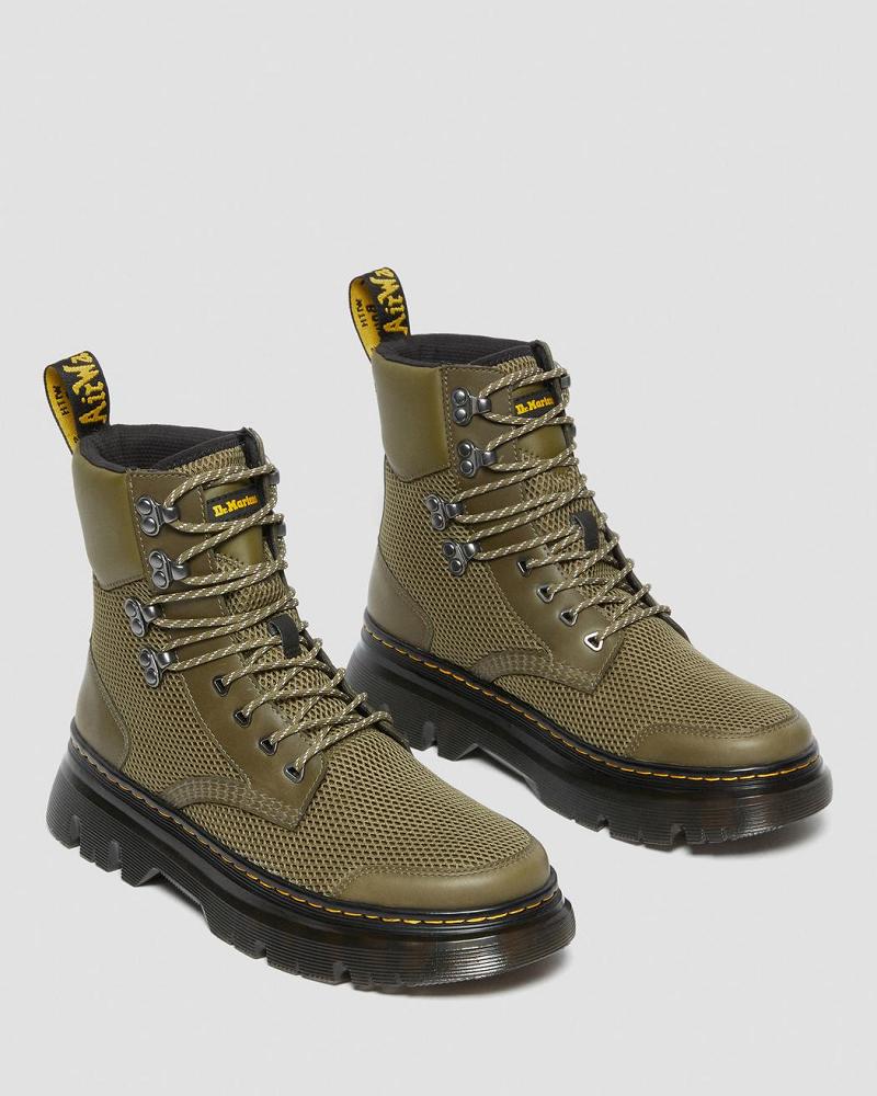 Men's Dr Martens Tarik Toe Guard Utility Ankle Boots Olive / Skin | AU 449YXF